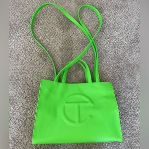 Telfar Highlighter Green Medium Shopping Bag - LIKE NEW!